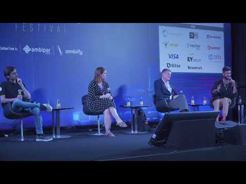 José Reynaldo Formigoni, Helena Margarido e André Benedeti falam sobre a blockchain e a identidade digital